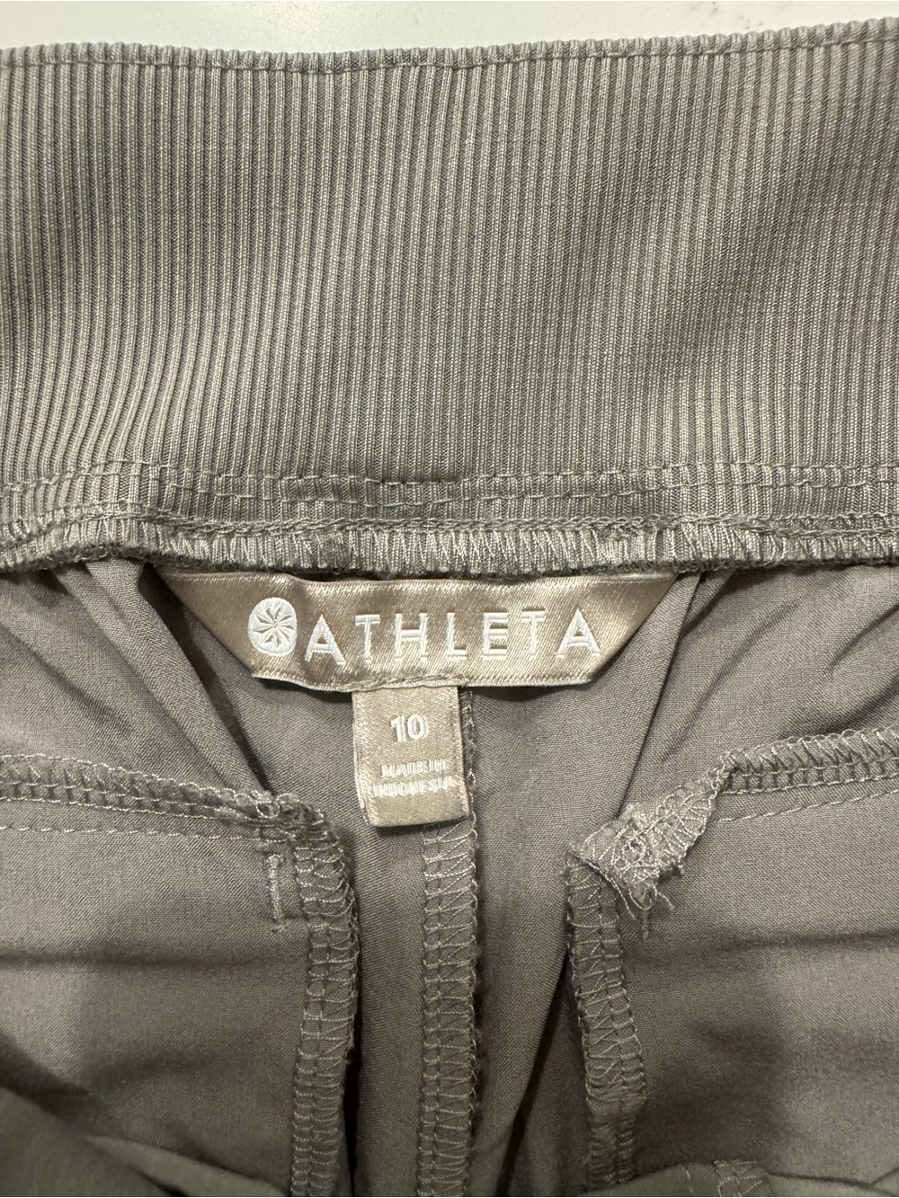 Athleta Brooklyn Ankle Pants Gray Mid Rise Stretch Size 10 - Picture 5 of 9
